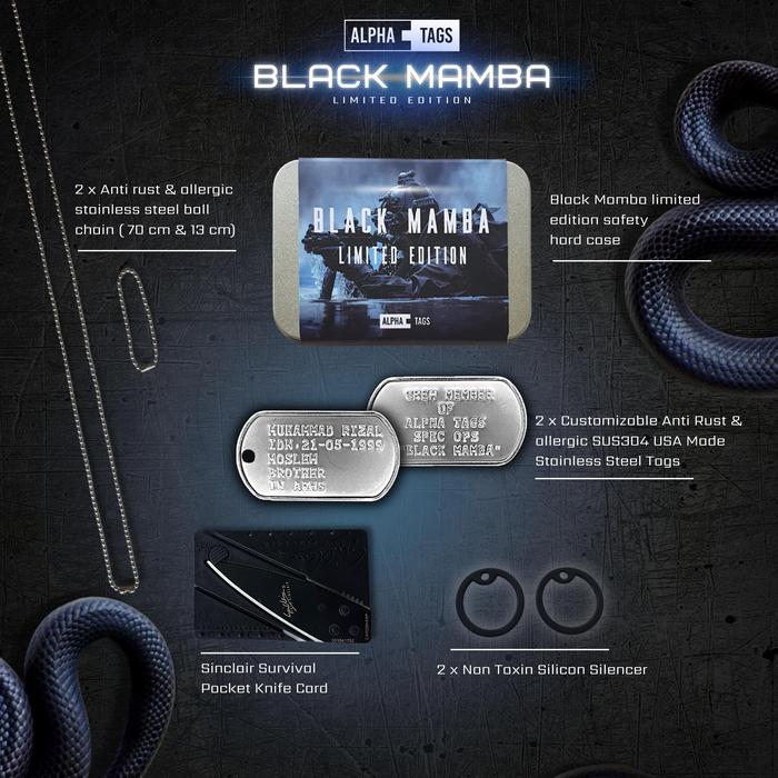 Gambar Kalung hewan custom tulisan+gambar dogtags anti alergi anti karat - 1SETSPTFOTO dari Alpha Tags undefined Tokopedia