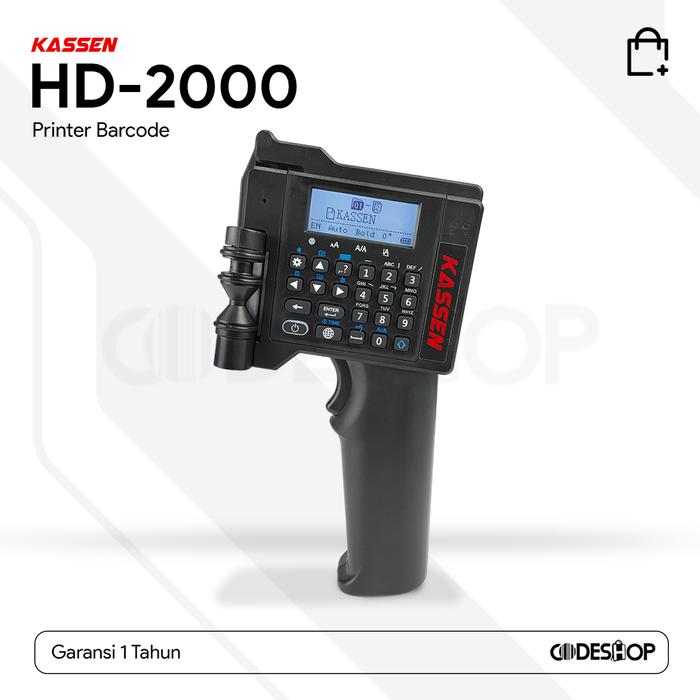 Gambar Printer Handheld Kassen HD1000 Portable Inkjet Touchscreen USB - Kassen HD-2000 dari Codeshop Surabaya Barat undefined Tokopedia