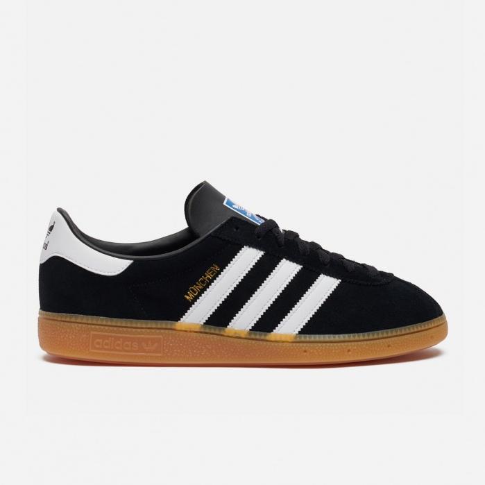 Adidas Munchen Black Adidas Munchen Black Gum 100% Authentic 41 Di