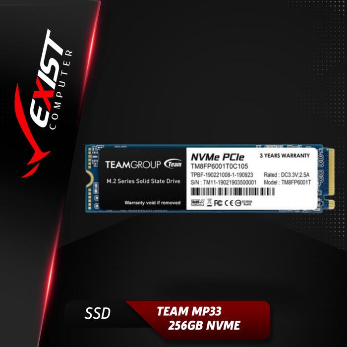 Ssd Team Mp33 M2 2280 Nvme 256gb Pcie Gen3 X