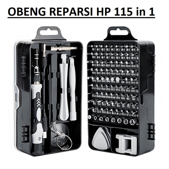 Gambar 115Pcs Obeng Set Reparasi HP Laptop Screwdriver Combination 115 Pcs dari PerkakasInAja undefined Tokopedia