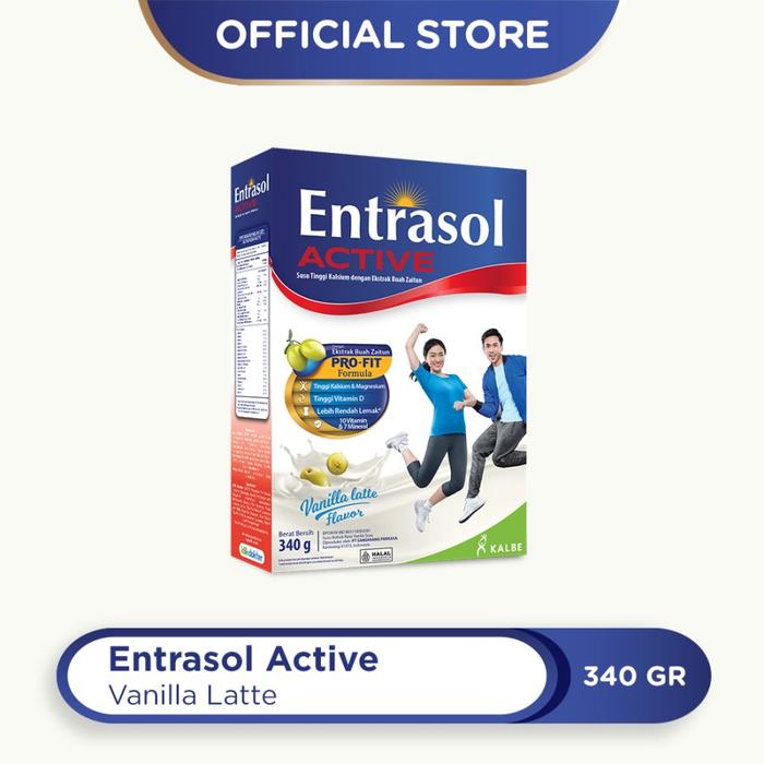 Gambar Entrasol ACTIVE VANILA LATTE 350 gr dari Toko Oneway - Cabang undefined Tokopedia