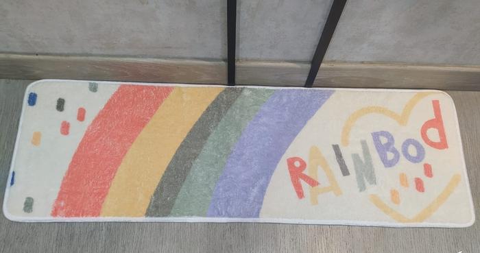 Gambar Carpet Mat / Karpet Keset Panjang Modern Kasmir Bulu Tebal Anti Slip - SQ Rainbod dari Et Felicel undefined Tokopedia