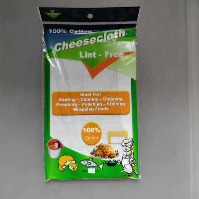Gambar import cheese cloth 1.5 yard 100% cotton muslin lint free 137*92 cm dari Asahisan shop undefined Tokopedia