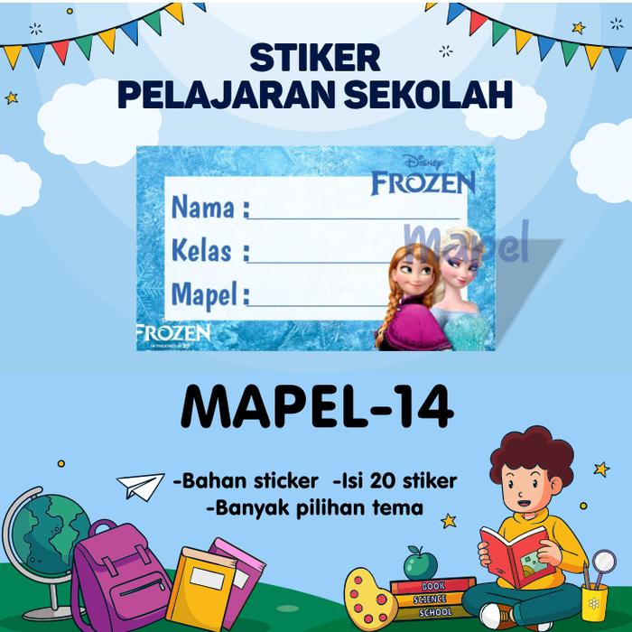 Gambar Stiker Mapel - Label Buku Pelajaran Sekolah - Stiker mata pelajaran - MAPEL-14 dari AZKAFUN undefined Tokopedia