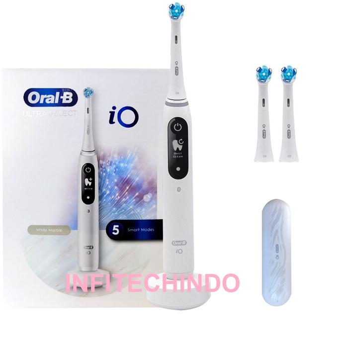 Gambar Oral B iO Series 7 Electric Toothbrush Sikat Gigi Elektrik OralB io7 - Putih dari infitechindo official undefined Tokopedia