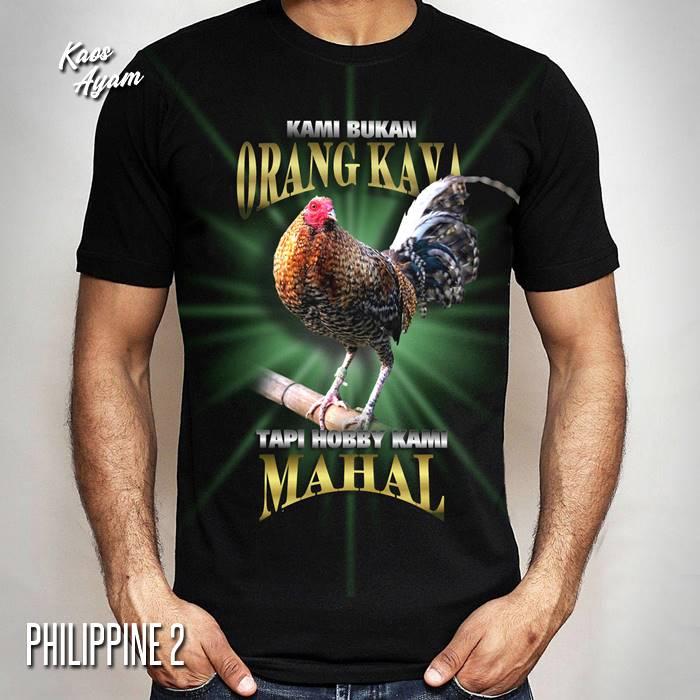 Gambar Baju KAOS AYAM PHILIPPINE | Kaos Ayam Jago Petarung | Kaos Ayam Laga - PHILIPPINE 2, ANAK (No. Brp?) dari kaos3dbagus undefined Tokopedia