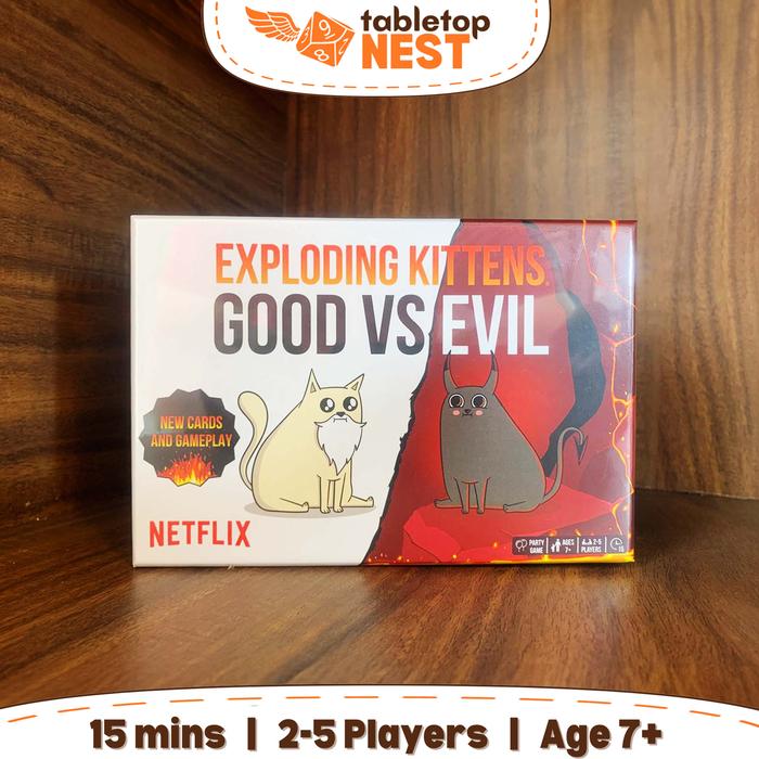 Gambar Exploding Kitten Good vs Evil Boardgame Board Game Party Game dari Tabletop Nest undefined Tokopedia