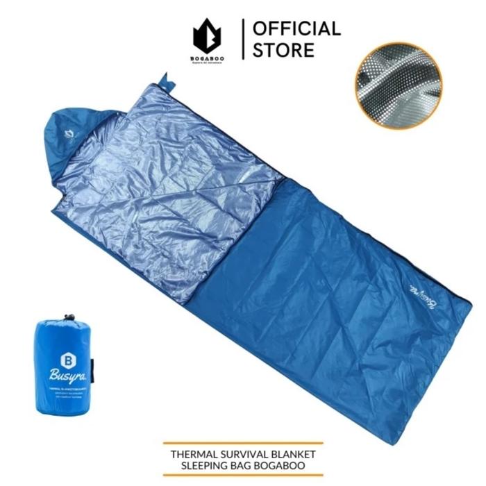 Gambar sleeping bag thermal bivvy bivy emergency blanket liner model kantong lipat tidur travel busyra bogaboo ultralight COD bukan pinnacle yamitala naturehike great outdoor - Tosca dari PERALATAN CAMPING GROSIR undefined Tokopedia