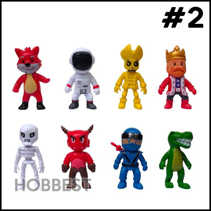 Gambar KIRIM LANGSUNG ACTION FIGURE STUMBLE GUYS SET ISI 8 PCS - MINIATUR - set #2 dari Lapak Amelia Lee undefined Tokopedia