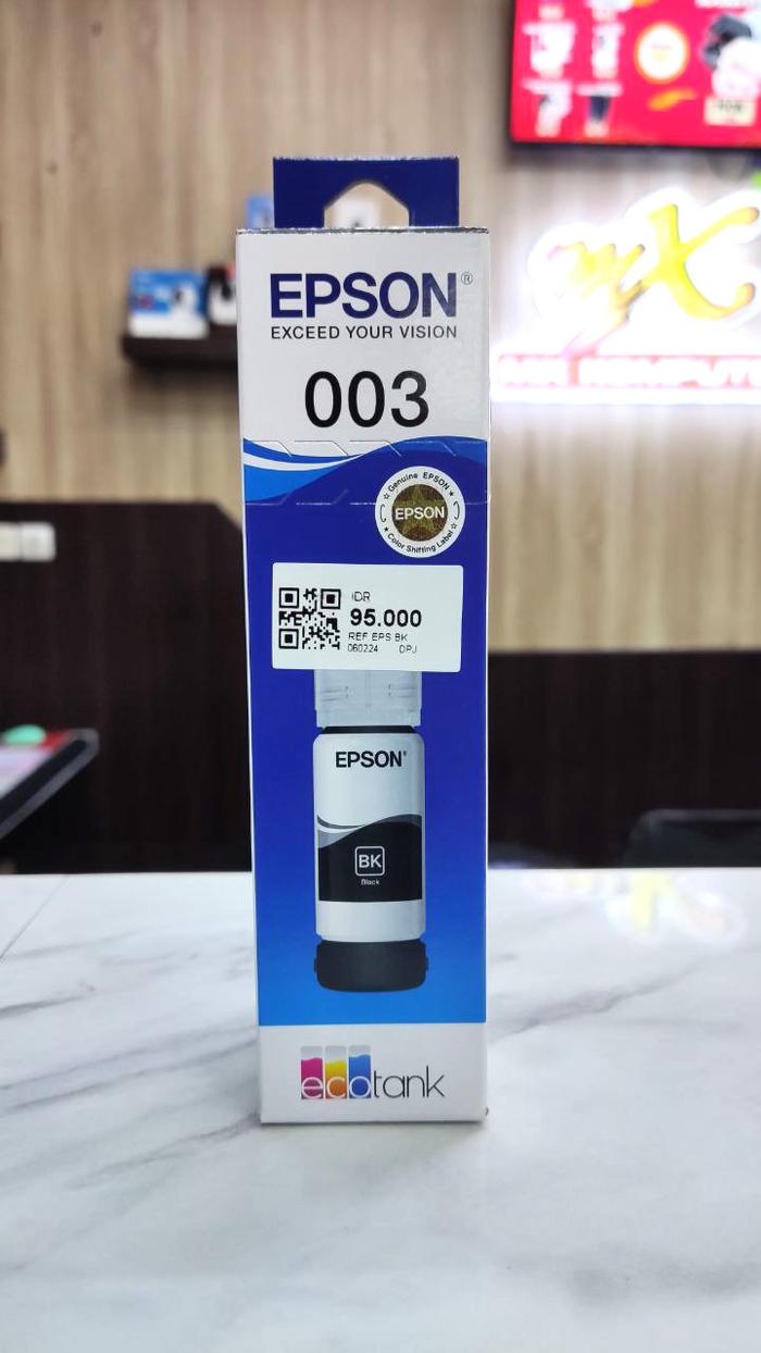 Gambar Tinta Botol Epson 003 Black, Cyan, Magenta, Yellow, L3110, L 3150 dari MXKomputer_NEW undefined 3 Tokopedia