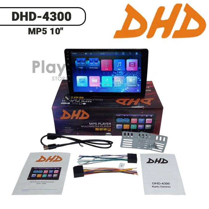 Gambar DHD-4300 MP5 - TV Mobil Head Unit Double din Universal + Mirror Link - 10 Inch dari Playoff Store undefined Tokopedia