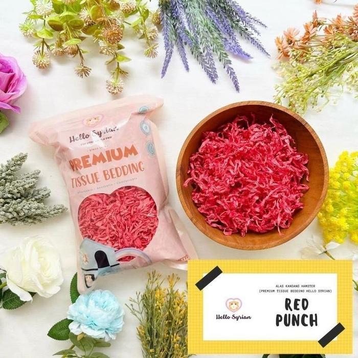 Gambar premium tissue bedding hallo syrian MURAH - Merah dari Toko Latari undefined Tokopedia