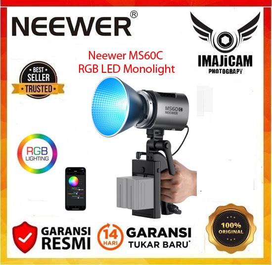 Gambar Neewer MS60C RGB LED Video Light Handheld Spotlight with App Control - Lampu Only dari Imajicam undefined Tokopedia