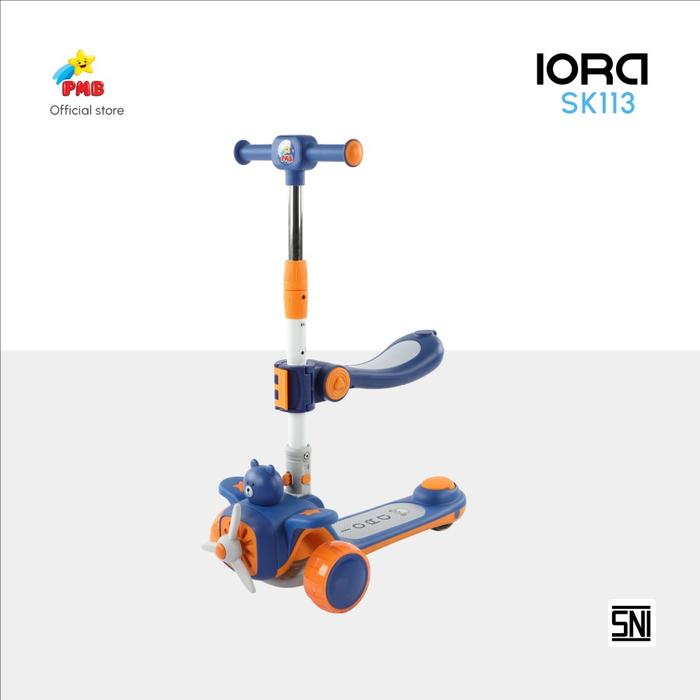 Gambar PMB IORA Scooter 2 In 1 SK113 // SK112 // SK119 //  SK118 // SK117 (color box) // SK116 // SK120 // SK115  - Mainan Scooter Anak - Biru dari RAIN BABY SHOPS undefined Tokopedia