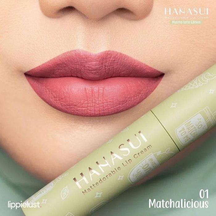 Gambar Hanasui Mattedorable Lip Cream | Lip Matte Hanasui - 01Matchalicious dari MYU Cosmetic undefined Tokopedia