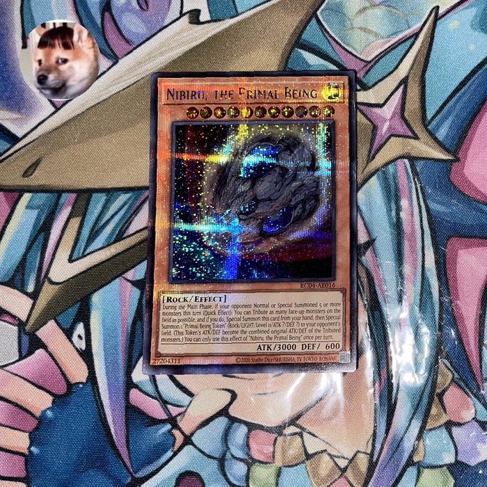 Gambar Yugioh OCG AE RC04-AE016 Nibiru, the Primal Being - SE dari RazztaaCard undefined Tokopedia
