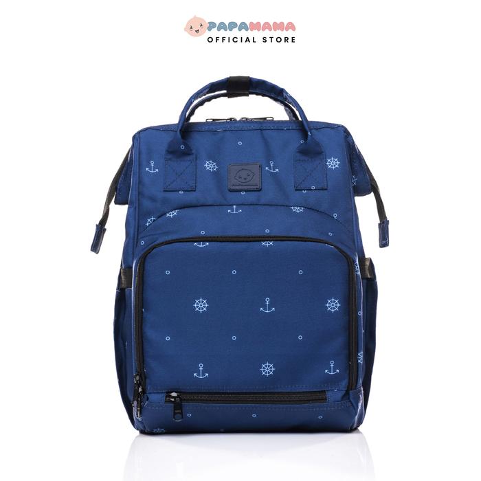 Gambar Papamama Pattern Diaper Bag - Water Repellent Fabric - Anchor : 1051 dari papamama_NEW undefined Tokopedia