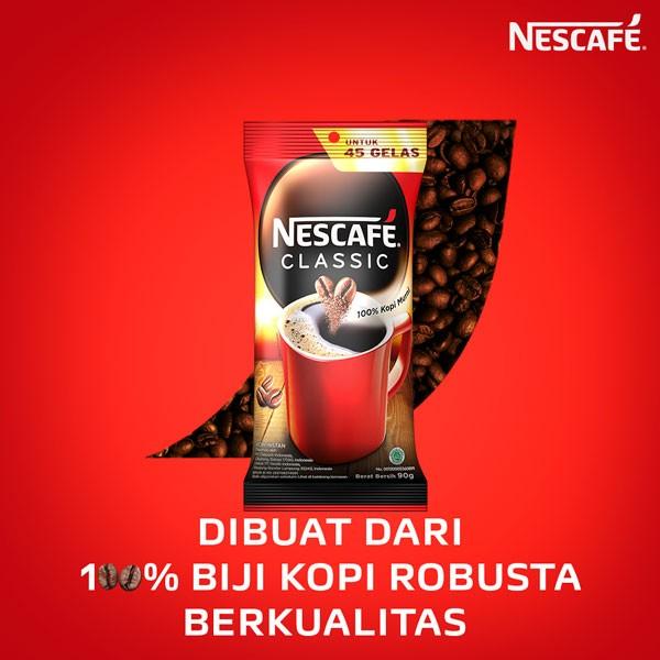 Gambar NESCAFE CLASSIC Kopi Instan Bubuk Kopi Hitam 100% Kemasan besar 90GR dari YeoMart undefined Tokopedia