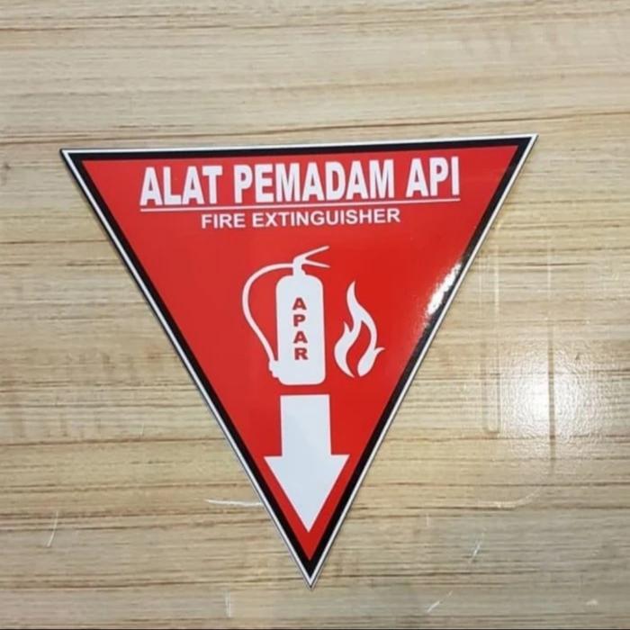 Jual STICKER SIGN ALAT PEMADAM API RAMBU SAFETY SEGITIGA APAR - Kota ...