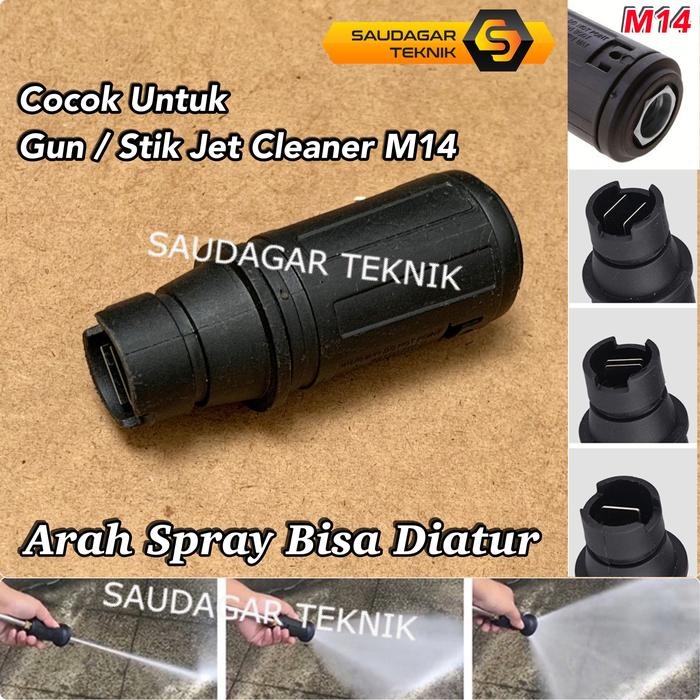 Gambar Nozzle Spray Turbo Gun Jet Cleaner M14 Lakoni Laguna 70 Daytona 100M - DRAT M14 PUTAR dari Saudagar Teknik undefined Tokopedia