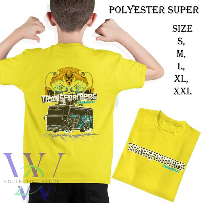 Gambar WDC kaos anak bismania  kaos anak transformers pandawa 87 - Kuning, M dari Wandewicollection Store undefined Tokopedia