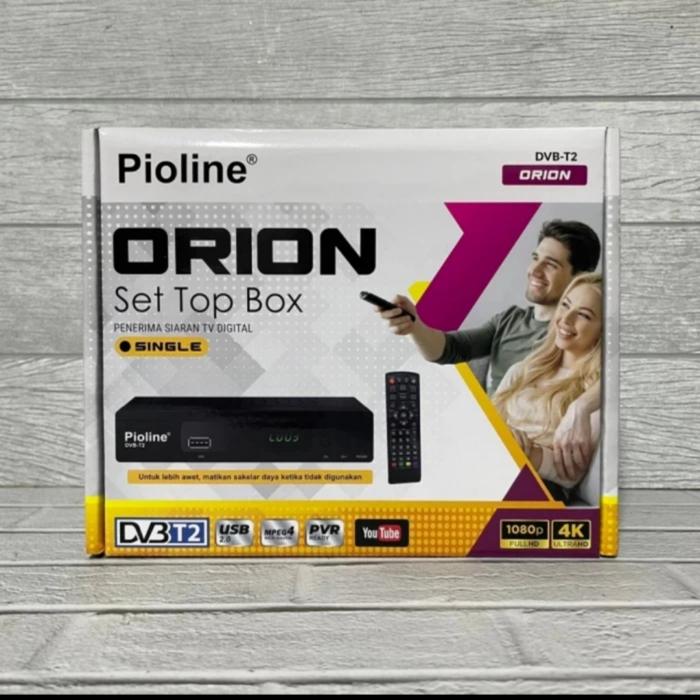 Gambar PIOLINE ORION SET TOP BOX STB PENANGKAP SIARAN TV DIGITAL BISA YOUTUBE - PIOLINE dari M QUEEN undefined Tokopedia