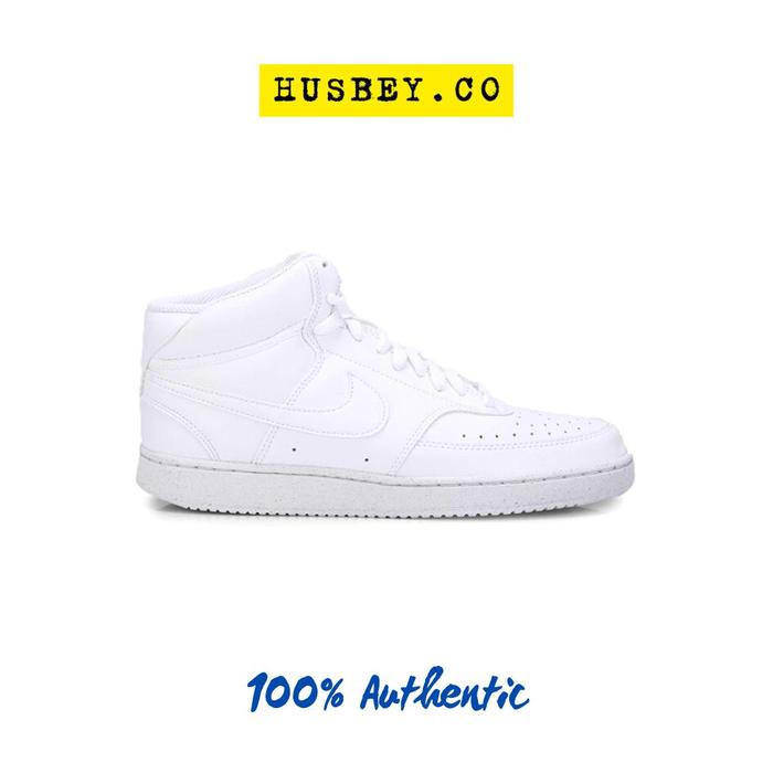 NIKE COURT VISION MID NEXT NATURE WHITE Men 40 di Husbey Co Tokopedia