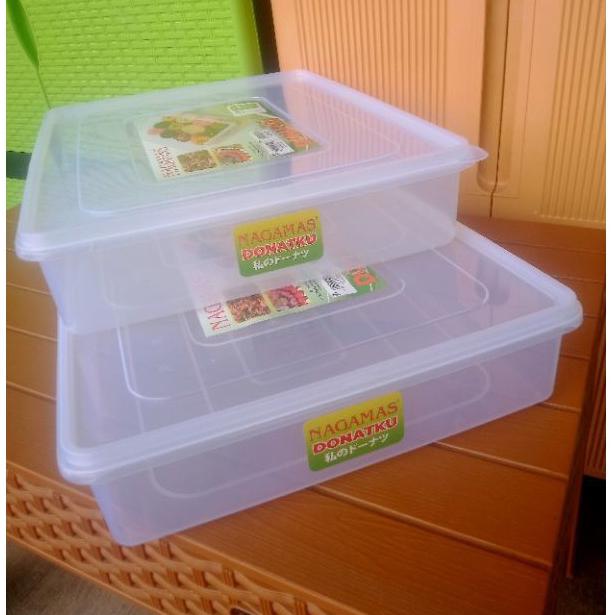 Gambar KOTAK DONAT / WADAH PLASTIK DONAT NAGAMAS KECIL dari Toko Delin Official undefined Tokopedia