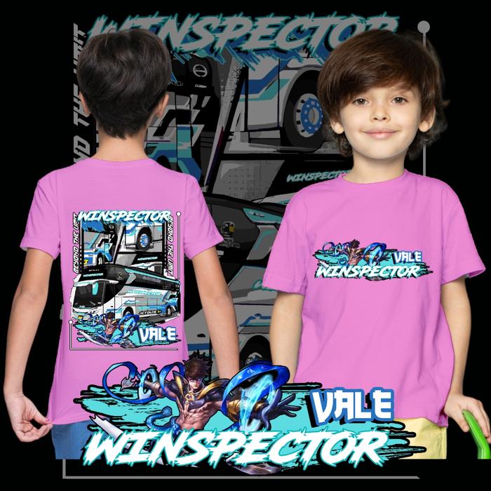 Gambar kaos bus winspektor jb5 anak laki laki usia 4-12 tahun - Merah Muda, XL dari King_store263 undefined Tokopedia