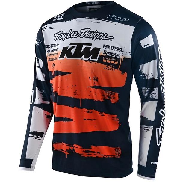 Gambar JERSEY SEPEDA CROSS TLD MTB DOWNHILL DH MX ENDURO ROAD GRAVEL ORANGE dari WOF SPORTS undefined Tokopedia