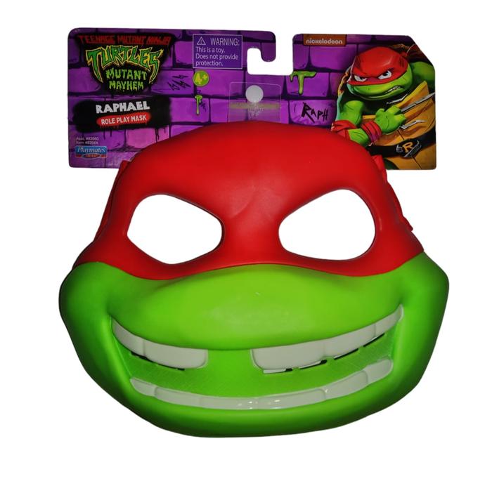 Gambar Teenage Mutant Ninja Turtles Mutant Mayhem Role Play Mask Assortment Mainan Topeng Anak - Raphael dari Toys City undefined Tokopedia