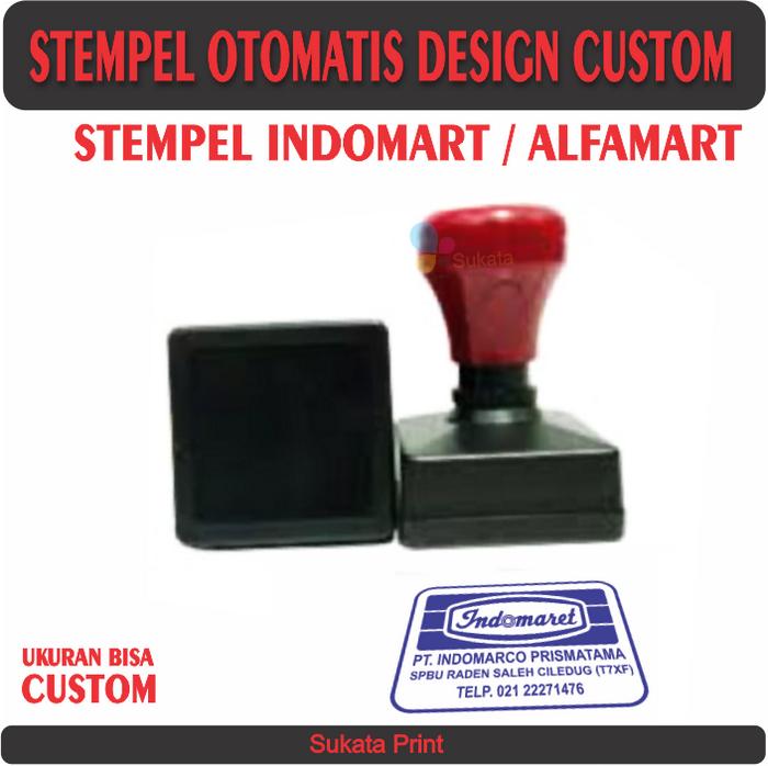 Gambar Cetak Stempel Ukuran Standar Indomaret | Cetak Stempel Warna | Custom - Stempel Indomrt dari sukata print undefined Tokopedia