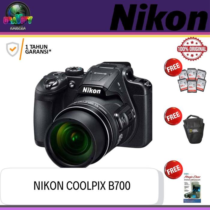 CAMERA NIKON COOLPIX B700 NIKON B700 NOBOX TUKAR TAS, PAKET 16GB di  Gravity Kamera Tokopedia