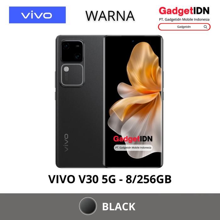 Gambar VIVO V30 5G 12/512GB 8/256GB ( +12GB EXTENDED RAM ) GARANSI RESMI VIVO - 8/256GB - BLACK, FREE 30 BONUS dari GadgetIDN undefined 5 Tokopedia