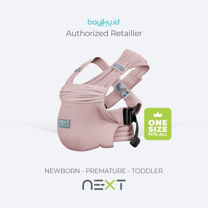 Gambar Gendongan Bayi Mshape Bayiku.id Next Hybrid baby Wrap Model X - dusty pink dari famous babyshop undefined Tokopedia