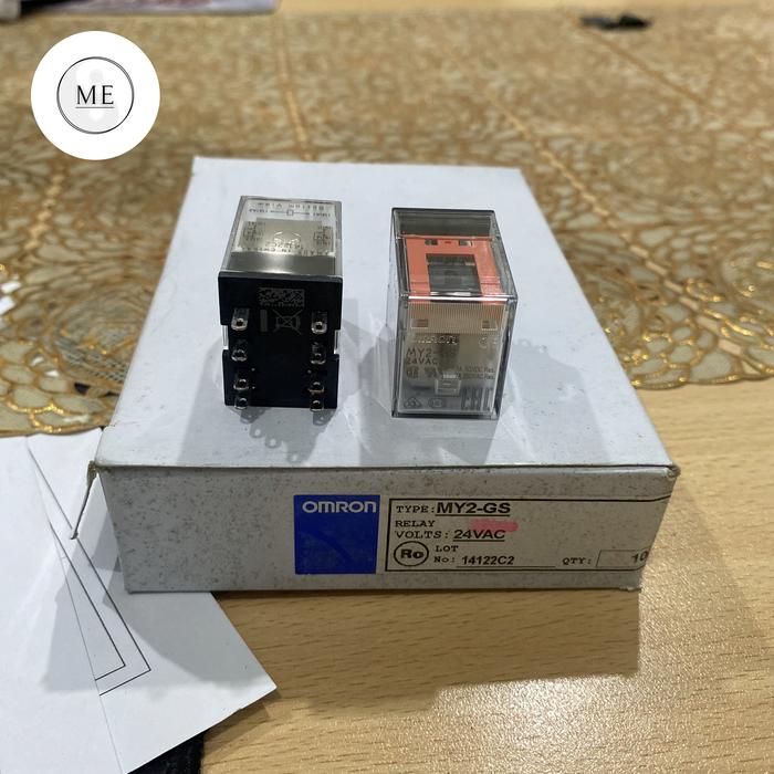 Gambar OMRON RELAY 100% ORIGINAL MY2-GS-24VAC MY2 GS 24VAC dari Toko listrik me undefined Tokopedia