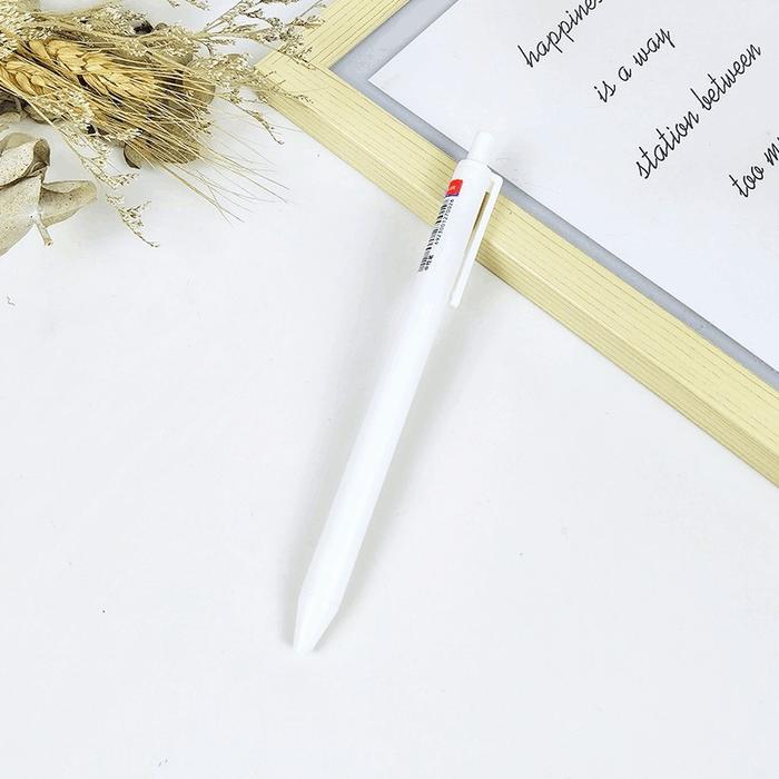 Gambar RSM Pena Cetekan Polos Putih Pulpen Gel 0.5mm Alat Tulis Tinta - Merah dari Retail Shopping Mall undefined Tokopedia