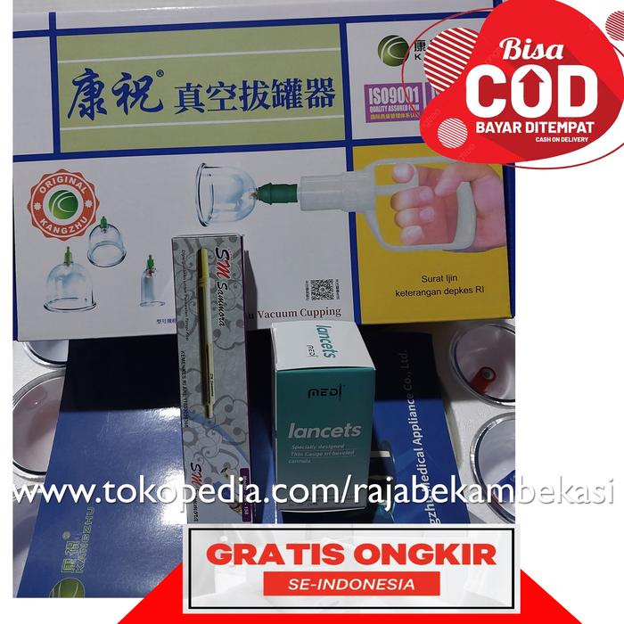 Gambar FULLSET Alat Bekam Kangzhu isi 12 Plus Pen Bekam dan Medilance 100 Pcs dari Raja Bekam Bekasi undefined Tokopedia