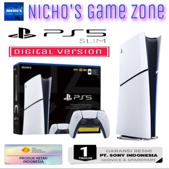 Gambar Sony PS5 Playstation 5 Slim Garansi Resmi Sony Indonesia - Digital Version dari nichos game zone undefined Tokopedia