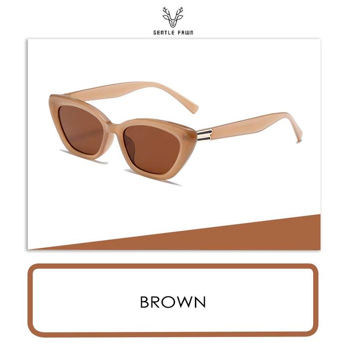 Gambar Gray Pink Kacamata Sunglasses Cat Eye Anti UV Fashion Wanita 3399X - BROWN dari Gray Pink undefined Tokopedia