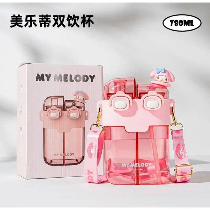 Gambar Botol Minum Sanrio Original Bahan Tebal Free Tali Panjang - my melody, 780 ML dari Homeshop168 undefined Tokopedia