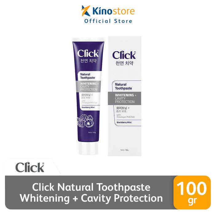 Gambar Click Natural Toothpaste Whitening - Cavity dari Kino Official Store undefined Tokopedia