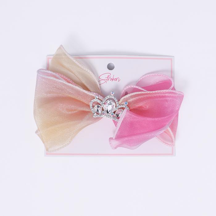 Gambar Stroberi Big Bow Tulle Hair Clip - Mix-1 dari Stroberi Accessories undefined Tokopedia
