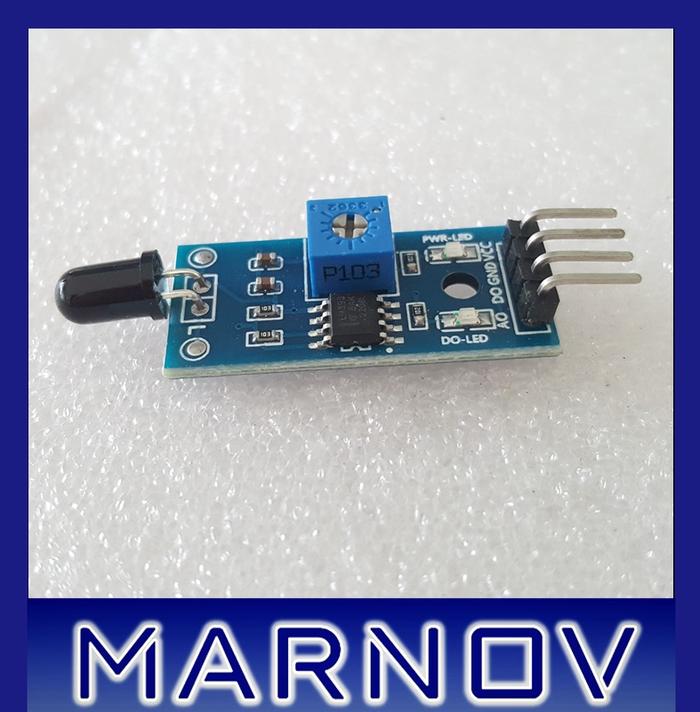 Gambar Flame Infrared Modul Module Sensor Detector Api Kebakaran Arduino dari Marnov undefined Tokopedia