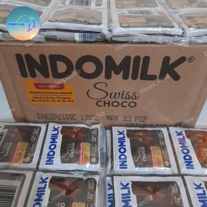 Gambar Indomilk Susu Kental Manis Coklat 37gr isi 6 dari Diraya_store undefined Tokopedia