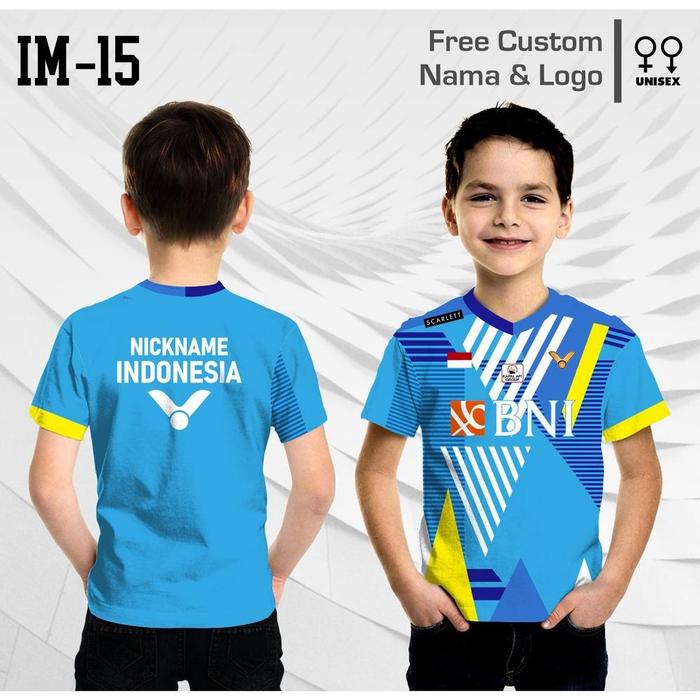Gambar Jersey badminton victor indonesia masters open anak kaos baju bulu - Biru Muda, 0 dari Toko Tyui undefined 3 Tokopedia