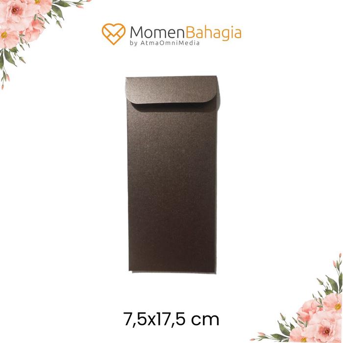 Gambar Amplop Angpao Uang Angpao Lebaran Jasmine Warna Tua Ukuran 7.5x17.5 - Cokelat Tua dari momenbahagia undefined Tokopedia