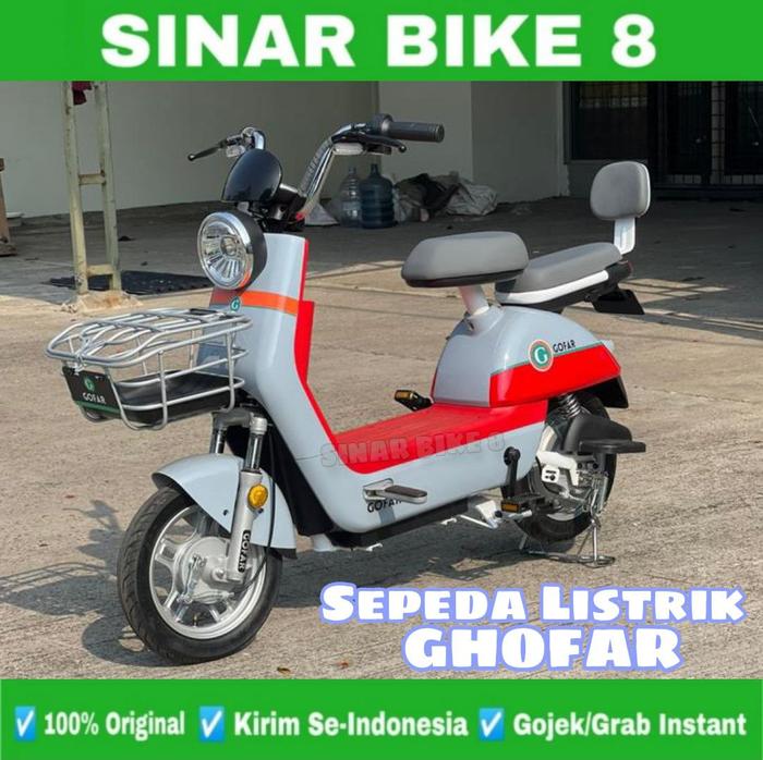 Gambar Sepeda Listrik GOFAR 2 Electric Bike 500 Watt Terbaru - Grey dari Toko Sepeda Sinar Bike 8 undefined Tokopedia