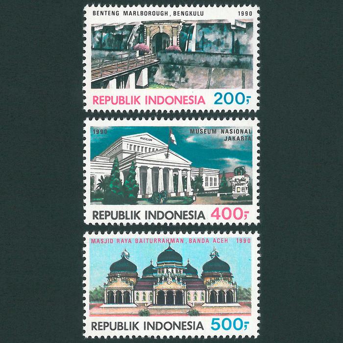 Gambar Prangko Indonesia Seri Pariwisata Tahun 1990 dari Eskenas Galeri undefined Tokopedia